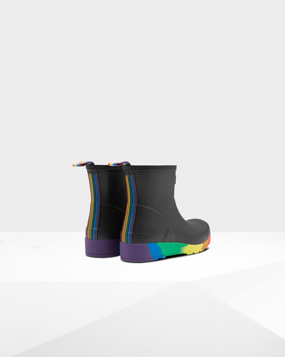 Bottes Play Hunter Original Pride Flatform Rain Femme Noir YHUDAFL-17